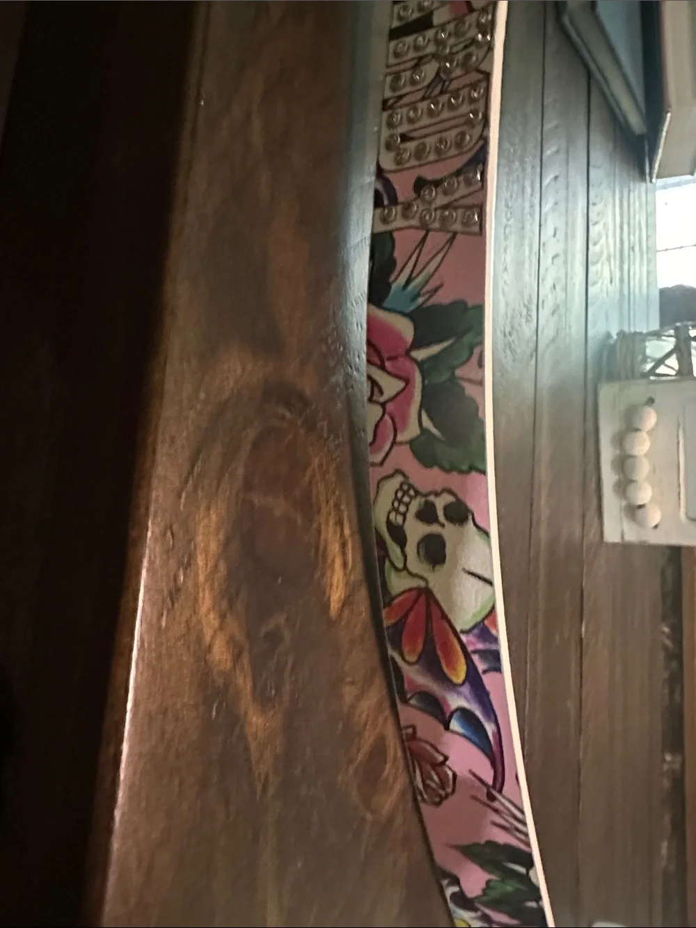 Ed Hardy Studded Pink Women's Belt